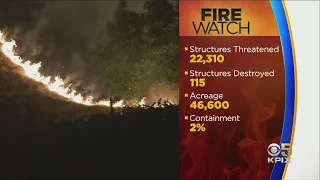 Glass Fire Looms Large Over Calistoga After Mandatory Evacuation Orders