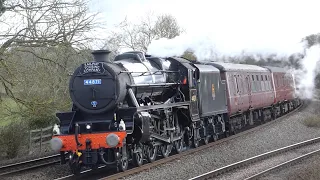 LMS Black 5 44871 takes the North Warwick’s Line to Stratford! - ‘The Stratford Flyer’ - 09/03/24-4K