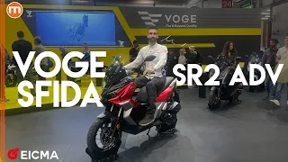 Voge Sfida SR2 ADV | L'alternativa ai soliti scooter Adventure. Live da EICMA 2023