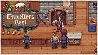Serving Tray, Aging Barrel, Table Ordering, And More Update 0.6.1 | Travellers Rest | Part 11