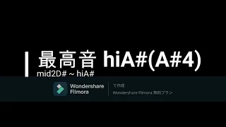 【最高音】あなたの音域チェック〈mid1C～hihiC〉