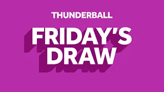 The National Lottery Thunderball draw results from Friday 18 March 2022