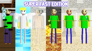 Evolution of Baldi's Basics: SUPER FAST MODE - All Perfect! #1