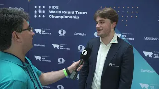 Vincent Keymer, team 'WR Chess': "Four games a day is not an issue"
