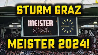 STURM GRAZ - MEISTER 2024 🖤🖤🖤 | SK Sturm Graz – Austria Klagenfurt 2:0, 19.05.2024, Bundesliga 23/24