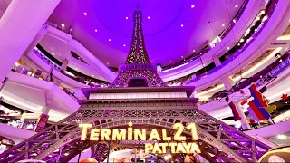 Overview of the shopping center "TERMINAL 21 PATTAYA" (Terminal 21) Pattaya Thailand.