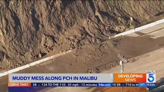 Pacific Coast Highway still closed in Malibu after mudslide