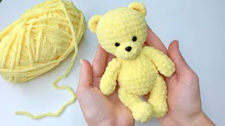 Crochet bear in an hour // For beginners // Detailed master class 👍