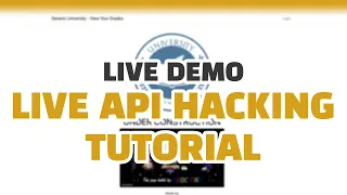 Live API Hacking Demo