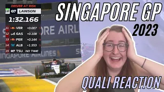 2023 F1 Singapore GP Quali Reaction (hockenheim 2019 (Red Bull's Version))