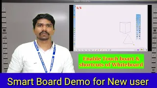 Brio Touch Smart Board Demo New user - Brio Touch Enable Touch board and shortcuts of White boards