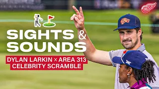 Dylan Larkin Golfs in the AREA 313 Celebrity Scramble