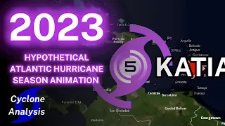 2023 Hypothetical Atlantic Hurricane Season Animation