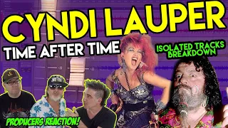 Cyndi Lauper - Time After Time [ISOLATED TRACKS - REACTION & ANALYSIS] musicians react S02E04