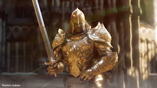 Golden Radiance - The Epic Journey Of The Glowing Sword-Wielding Warrior - Epic Battle Music