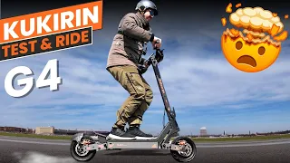 ⚡ KUKIRIN G4 - VORSICHT! ⚡ Test & Review 😲 VMAX VX2 EXTREME RENNEN! #kukirin #escooter #test #review