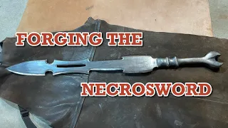 Forging Hela’s Necrosword from Thor: Ragnarok out of old leaf spring