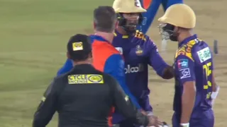 MUHAMMAD Amir and Shahid Afridi fight with Naveen LPL