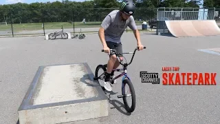 I DID ANOTHER NEW TRICK AT THE SKATEPARK!