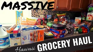 MASSIVE HAWAII QUARANTINE GROCERY HAUL || HOLO HOLO ADVENTURES