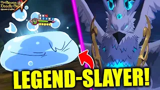 THE GREATEST! LVL 90 SA6 SLIME RIMURU SLAYS THE MIGHTY BIRD!! | Seven Deadly Sins: Grand Cross