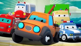 I'm Tow Truck Sawyer | Road Rangers | Vehicle Video  | Cartoons by Super Kids Network EP11