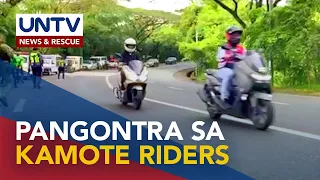 Rumble strips at force multipliers, inilagay sa Marilaque highway vs aksidente at kamote riders