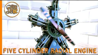 Building a 5 CYLINDER RADIAL ENGINE model kit (Full Metal) #WhyWeEngine #stirlingkit