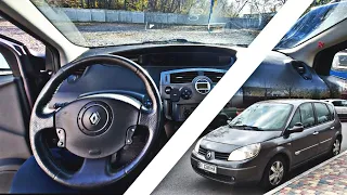 2006  Renault Scenic 2 1.9 МТdci - POV  TEST DRIVE #зарулем / тест от ПЕРВОГО ЛИЦА