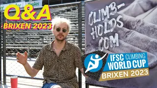 Q & A - Behind the scenes of the Brixen Boulderworldcup 2023