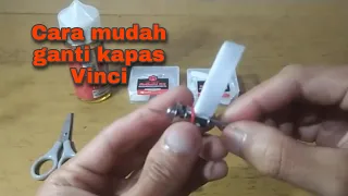 Cara ganti kapas Vinci x Vinci air dan Vinci biasa!!Rebuild kit (Coil master)