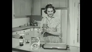 1961- Aunt Jemima Pancakes Commercial "With Kraft Strawberries" 4K 60FPS