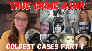 TRUE CRIME ASMR | EVERY STATES COLDEST CASE!  Part 1 #asmr #truecrime