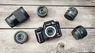 The 6 BEST LENSES for the Canon M50 & M6