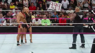 The Rock Confront Rusev