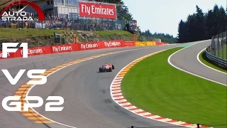2015 F1 vs GP2 - GP3 & Porsche Supercup - [Eau Rouge Raidillon Comparison]