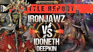 Ironjawz vs Idoneth Deepkin | Age of Sigmar Battle Report