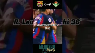 OTW Juara 🏆 Barca hancurkan Real Betis || Highlights barca vs betis #bola #barcelona #betis #laliga