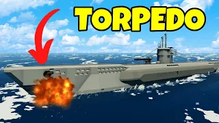 Submarine SINKS After Its OWN TORPEDO EXPLODES In Stormworks!