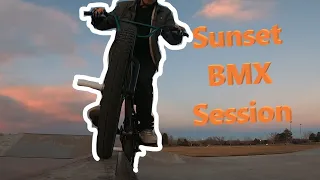 Sunset BMX Session New Bike DK Cygnus 24"