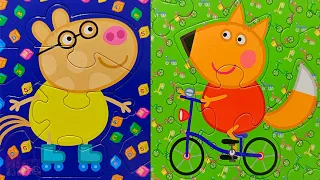 Pedro the Pony, Freddy the Fox, Candy the Cat | A collection of puzzles for kids Peppa Pig