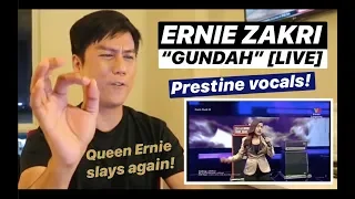 Ernie Zakri - Gundah [LIVE] | REACTION