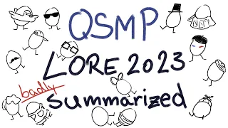 QSMP LORE 2023 (badly) SUMMARIZED IN LESS THAN 9 MINUTES | QSMP Animatic