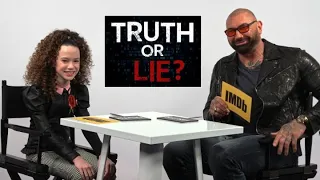 Dave Bautista and Chloe Coleman Play "Truth or Lie"