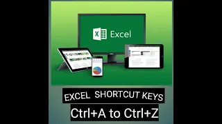 Excel shortcut keys ( Ctrl+A to Ctrl+Z ) in Tamil Explanation