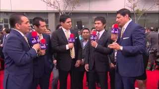 Manny Pacquiao en entrevista con el Box Azteca Team