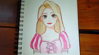 Rapunzel🩷| Disney Princess| Drawing