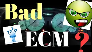 SYMPTOMS OF A BAD/FAILING ECM/PCM/ECU -ENGINE CONTROL MODULE