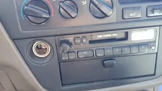 1995 Toyota Camry Radio removal and install