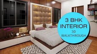 3 BHK Interior Walkthrough Video